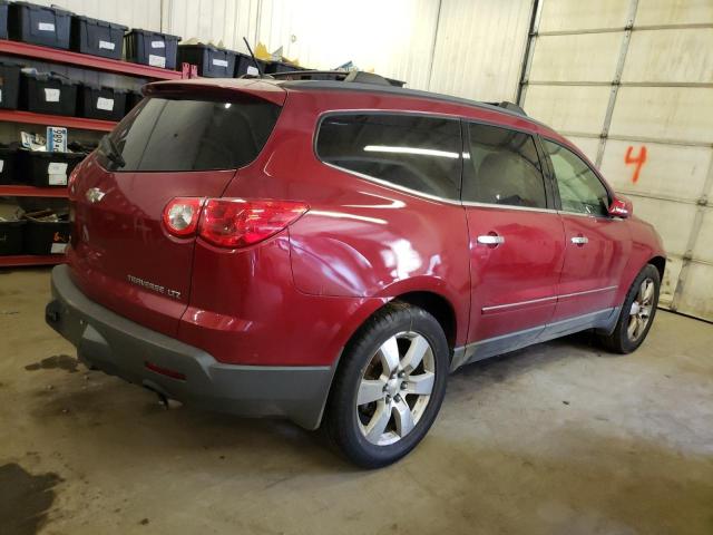 1GNKVLEDXCJ338180 - 2012 CHEVROLET TRAVERSE LTZ RED photo 3