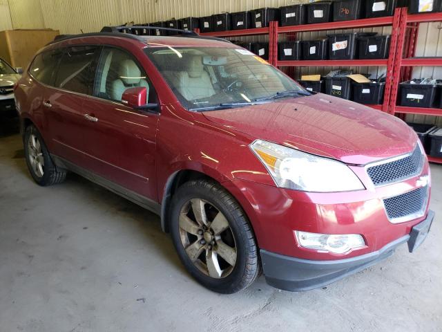 1GNKVLEDXCJ338180 - 2012 CHEVROLET TRAVERSE LTZ RED photo 4