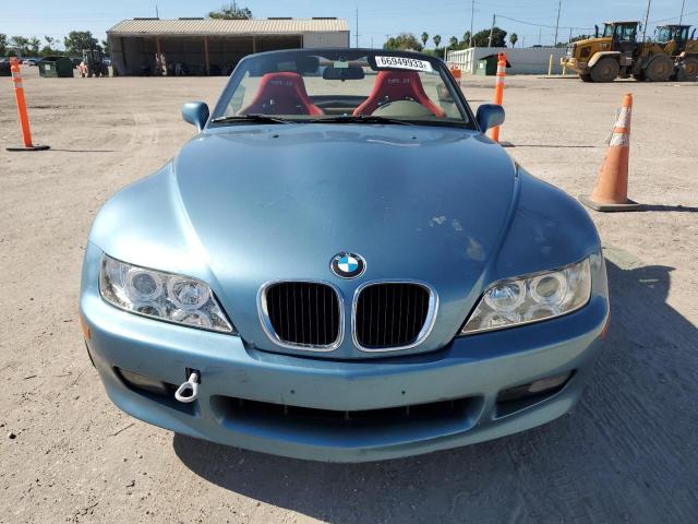 4USCH7337WLE10688 - 1998 BMW Z3 1.9 BLUE photo 5