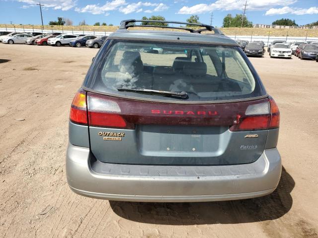 4S3BH686127619715 - 2002 SUBARU LEGACY OUTBACK LIMITED TEAL photo 6