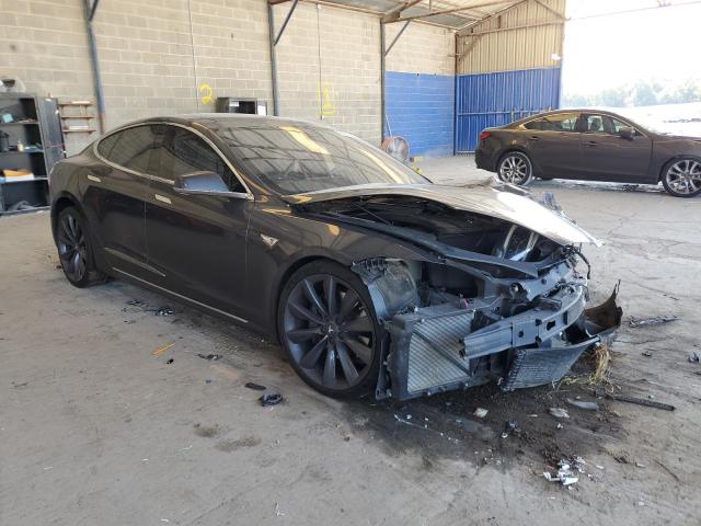 5YJSA1E20GF156105 - 2016 TESLA MODEL S Մոխրագույն լուսանկար 4