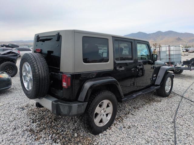 1J4GA59118L651999 - 2008 JEEP WRANGLER U SAHARA BLACK photo 3