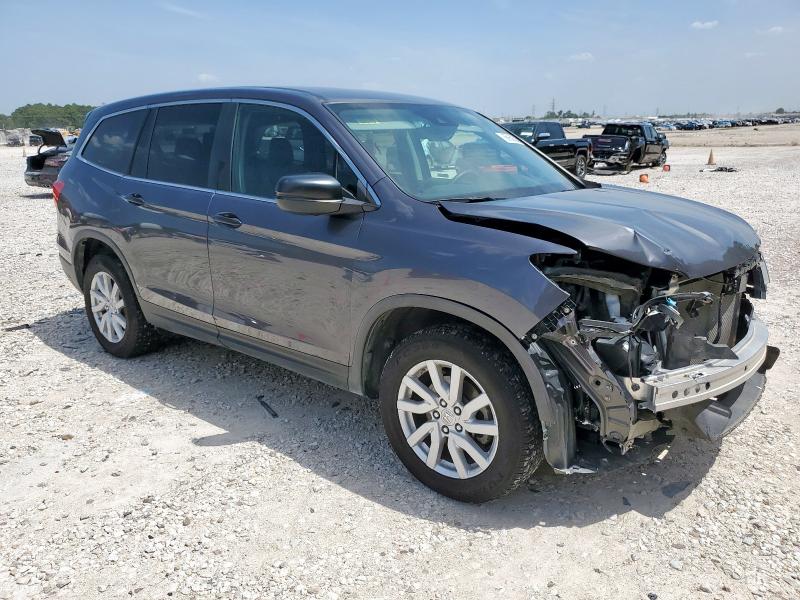 5FNYF5H19KB008789 - 2019 HONDA PILOT LX ვერცხლისფერი ფოტო 4