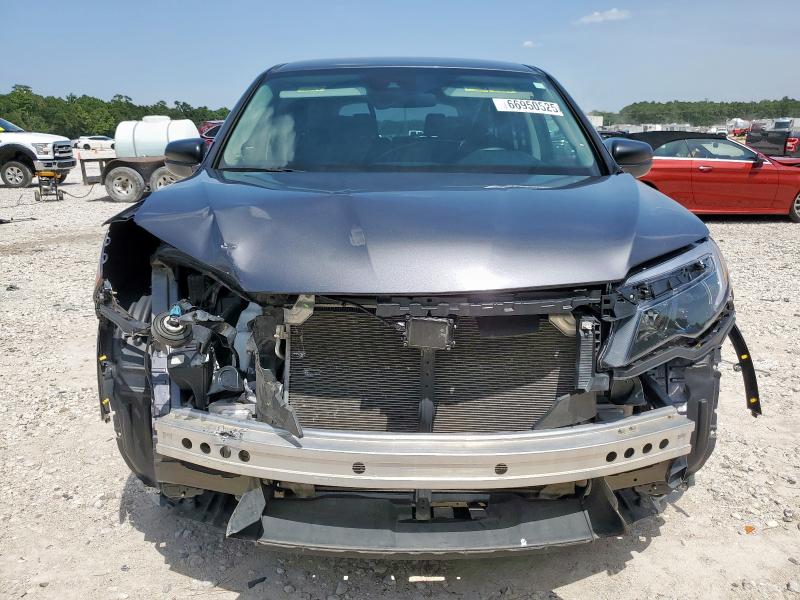 5FNYF5H19KB008789 - 2019 HONDA PILOT LX ვერცხლისფერი ფოტო 5