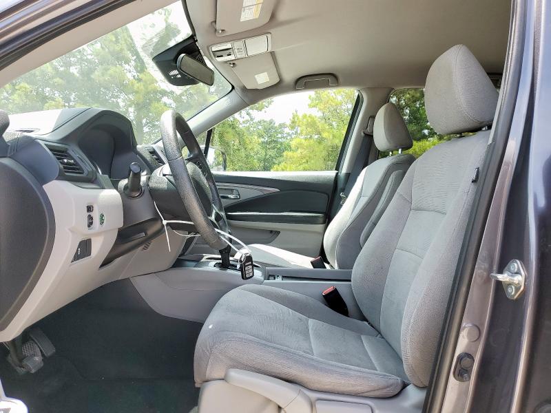 5FNYF5H19KB008789 - 2019 HONDA PILOT LX ვერცხლისფერი ფოტო 7