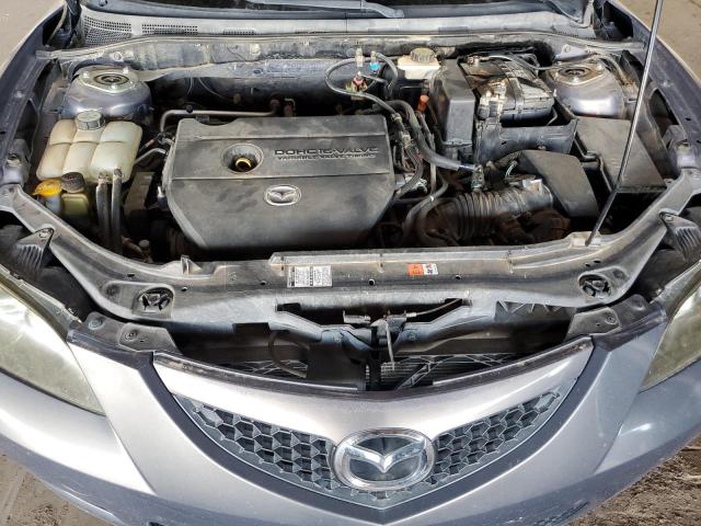 JM1BK32F181148895 - 2008 MAZDA 3 I GRAY photo 11