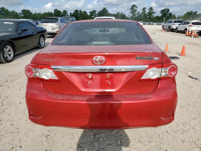 5YFBU4EE7CP043902 - 2012 TOYOTA COROLLA BASE Kırmızı fotoğraf 6