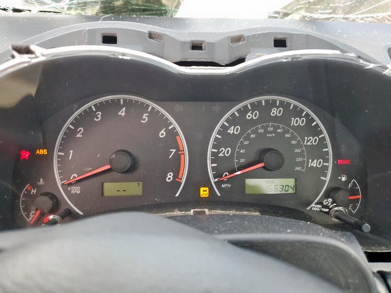 5YFBU4EE7CP043902 - 2012 TOYOTA COROLLA BASE Kırmızı fotoğraf 9