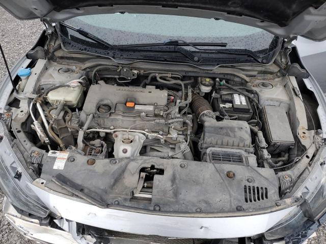 2HGFC2F58KH007357 - 2019 HONDA CIVIC LX SILVER photo 11