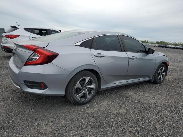 2HGFC2F58KH007357 - 2019 HONDA CIVIC LX SILVER photo 3