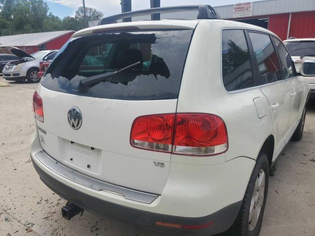 WVGZG77L85D071468 - 2005 VOLKSWAGEN TOUAREG 3.2 WHITE photo 4