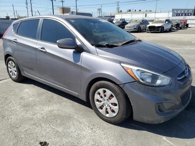 KMHCT5AE3FU202565 - 2015 HYUNDAI ACCENT GS GRAY photo 4