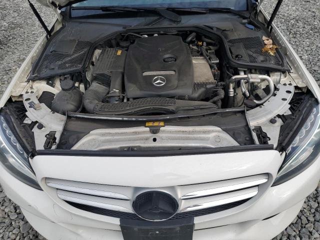 55SWF4KBXGU107873 - 2016 MERCEDES-BENZ C 300 4MATIC WHITE photo 11