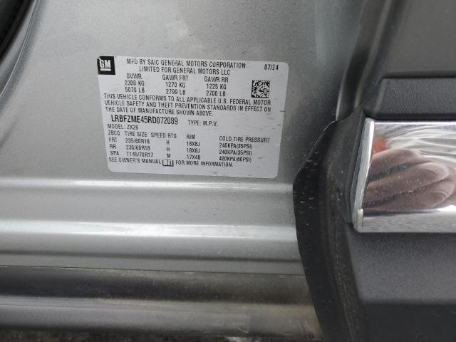 LRBFZME45RD072089 - 2024 BUICK ENVISION PREFERRED SILVER photo 13