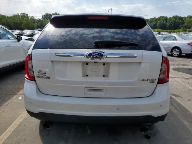 2FMDK4KC0CBA89562 - 2012 FORD EDGE LIMITED WHITE photo 6