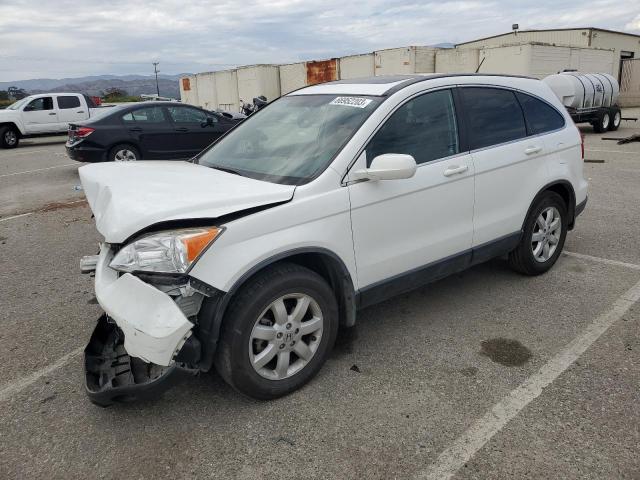 JHLRE38709C005841 - 2009 HONDA CR-V EXL WHITE photo 1