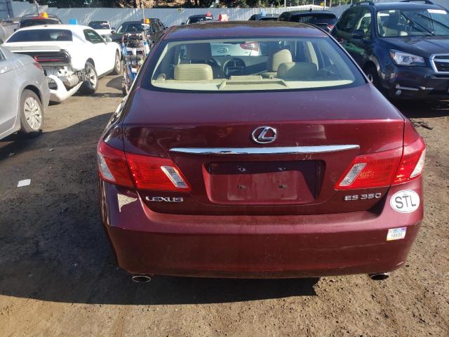 JTHBJ46G282240327 - 2008 LEXUS ES 350 MAROON photo 6