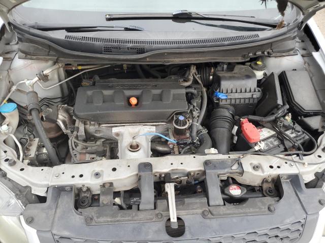 2HGFG3B5XCH556124 - 2012 HONDA CIVIC LX SILVER photo 11