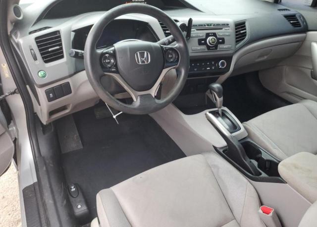 2HGFG3B5XCH556124 - 2012 HONDA CIVIC LX SILVER photo 8