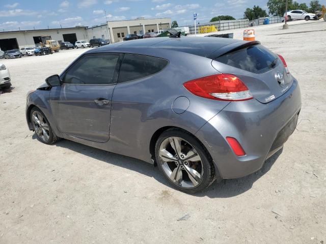 KMHTC6AD5GU251992 - 2016 HYUNDAI VELOSTER GRAY photo 2