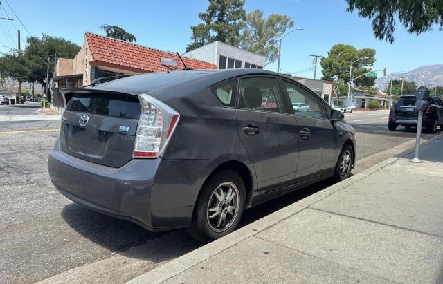 JTDKN3DUXA0100455 - 2010 TOYOTA PRIUS GRAY photo 4