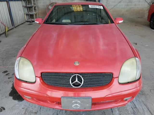 WDBKK49F91F194431 - 2001 MERCEDES-BENZ SLK 230 KOMPRESSOR RED photo 5