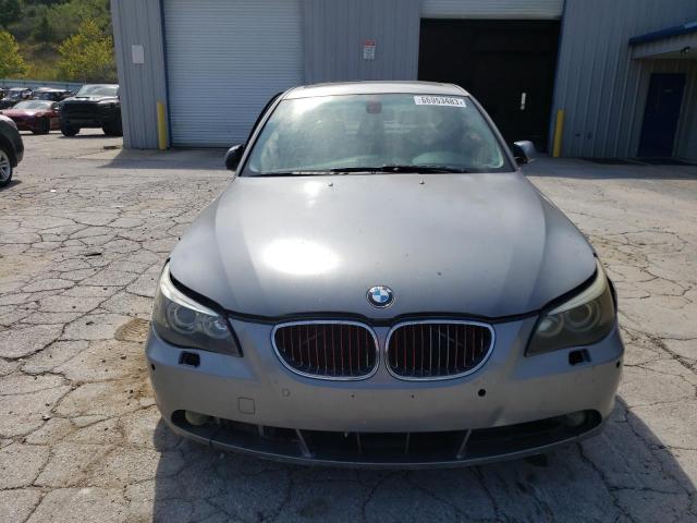 WBANB33534B114428 - 2004 BMW 545I I SILVER photo 5