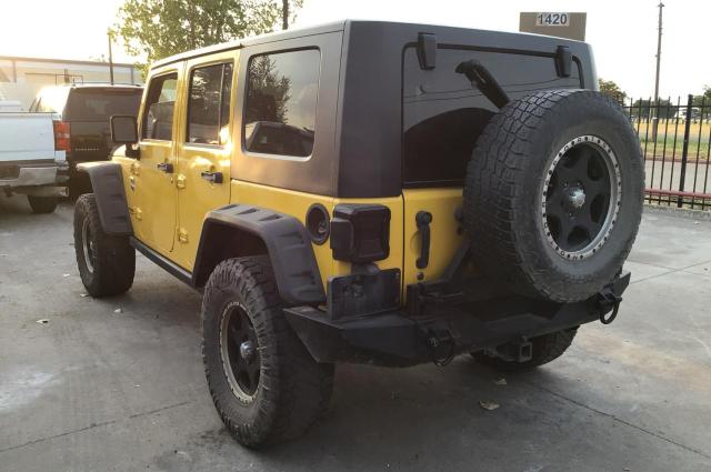 1J8GA691X9L722185 - 2009 JEEP WRANGLER RUBICON YELLOW photo 3