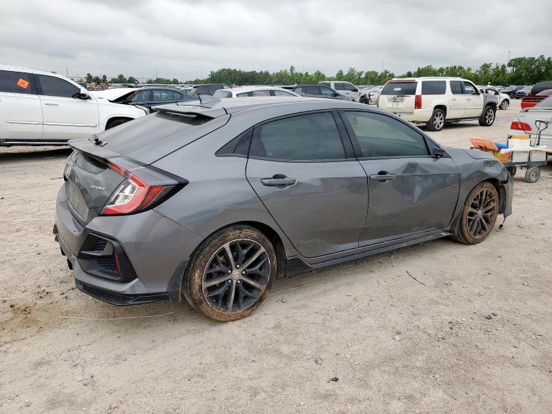 SHHFK7H44MU231378 - 2021 HONDA CIVIC SPORT GRAY photo 3