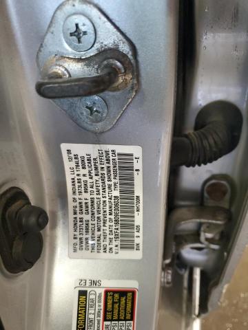 19XFA16809E006038 - 2009 HONDA CIVIC EX SILVER photo 13