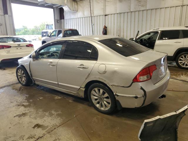 19XFA16809E006038 - 2009 HONDA CIVIC EX SILVER photo 2