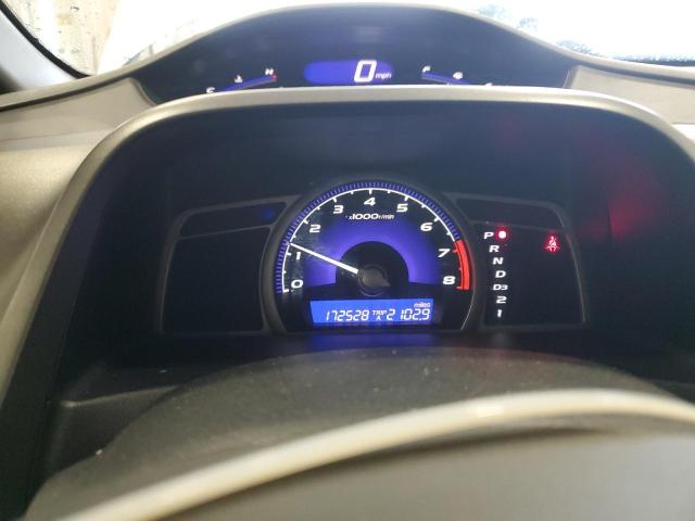 19XFA16809E006038 - 2009 HONDA CIVIC EX SILVER photo 9