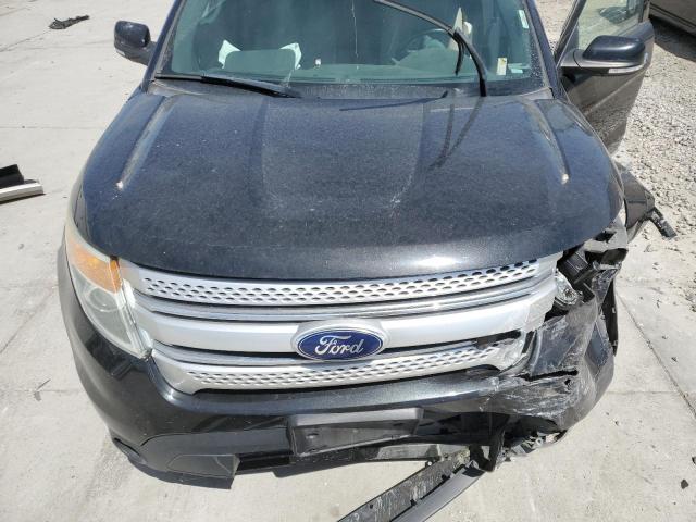 1FM5K8D86FGA40609 - 2015 FORD EXPLORER XLT أسود صورة 12