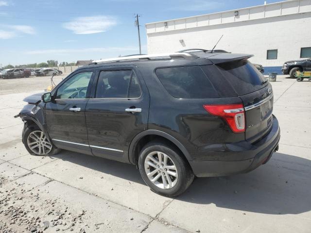 1FM5K8D86FGA40609 - 2015 FORD EXPLORER XLT أسود صورة 2