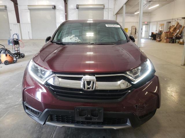 2HKRW6H37JH210106 - 2018 HONDA CR-V LX BURGUNDY photo 5