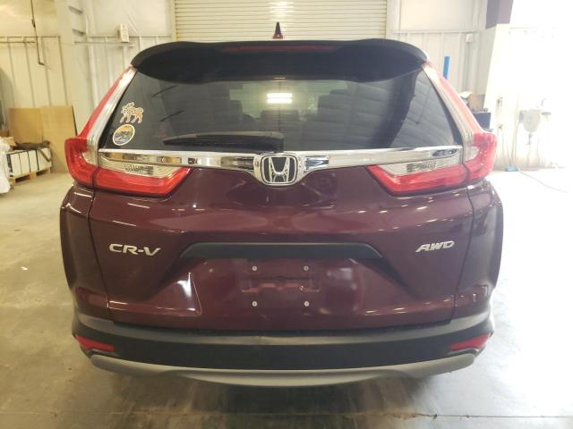 2HKRW6H37JH210106 - 2018 HONDA CR-V LX BURGUNDY photo 6