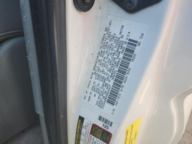 5TEUX42NX9Z644437 - 2009 TOYOTA TACOMA ACCESS CAB Белый фото 13