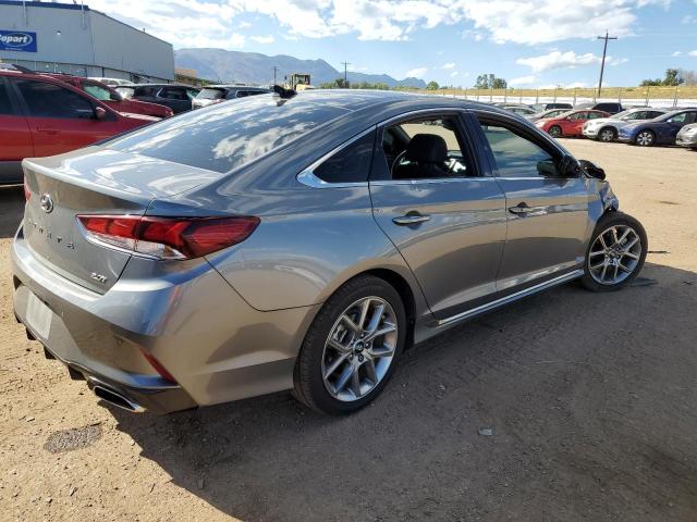 5NPE34AB5KH742422 - 2019 HYUNDAI SONATA LIMITED TURBO GRAY photo 3