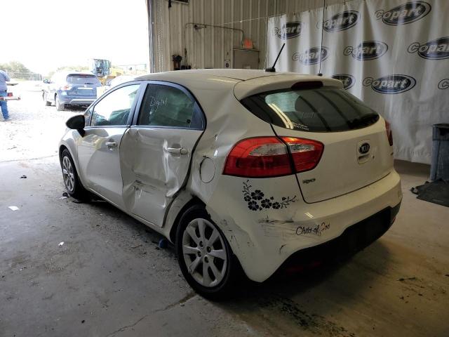 KNADM5A37D6151428 - 2013 KIA RIO LX WHITE photo 3