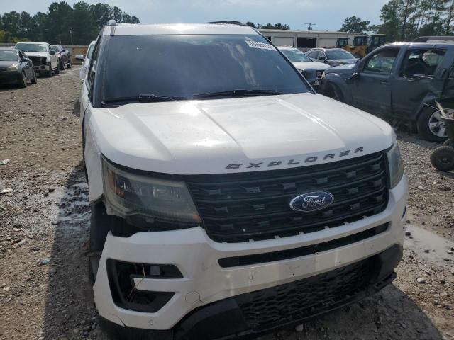 1FM5K8GT7HGB30158 - 2017 FORD EXPLORER SPORT WHITE photo 5