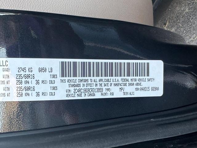 2C4RC1BG9CR313959 - 2012 CHRYSLER TOWN & COU TOURING 黑色 照片 10