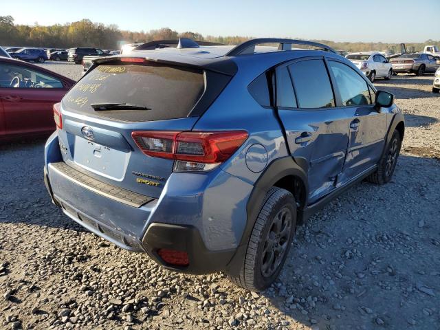 JF2GTHSC2MH364148 - 2021 SUBARU CROSSTREK SPORT BLUE photo 4