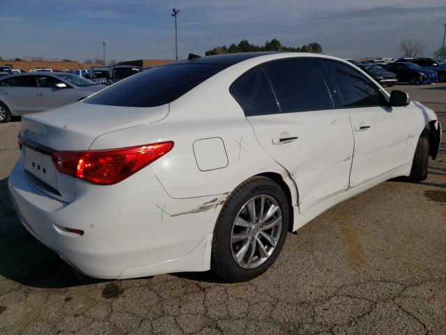 JN1EV7AR9HM835535 - 2017 INFINITI Q50 PREMIUM WHITE photo 3