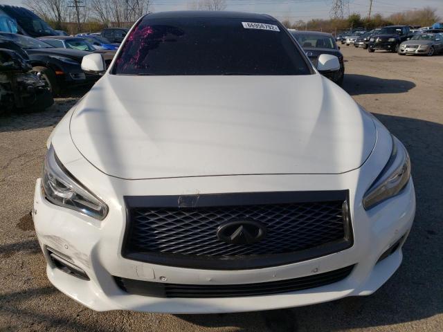 JN1EV7AR9HM835535 - 2017 INFINITI Q50 PREMIUM WHITE photo 5