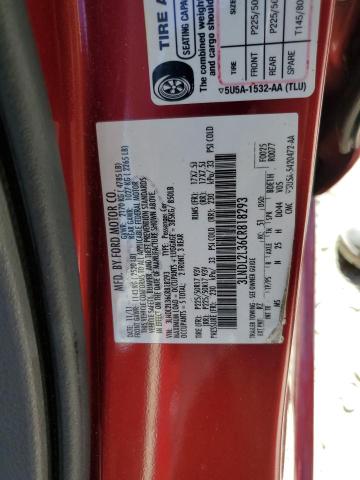 3LNDL2L36CR818293 - 2012 LINCOLN MKZ HYBRID RED photo 12