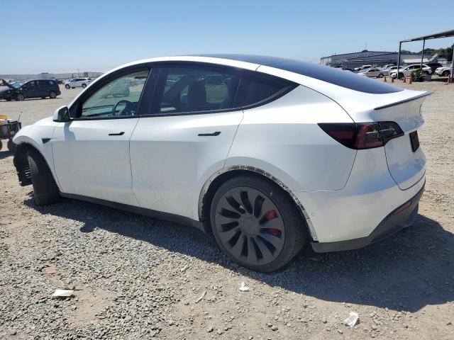 7SAYGDEF5NF487484 - 2022 TESLA MODEL Y WHITE photo 2