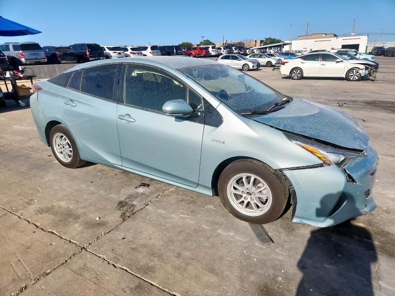JTDKBRFU6J3591596 - 2018 TOYOTA PRIUS TURQUOISE photo 4
