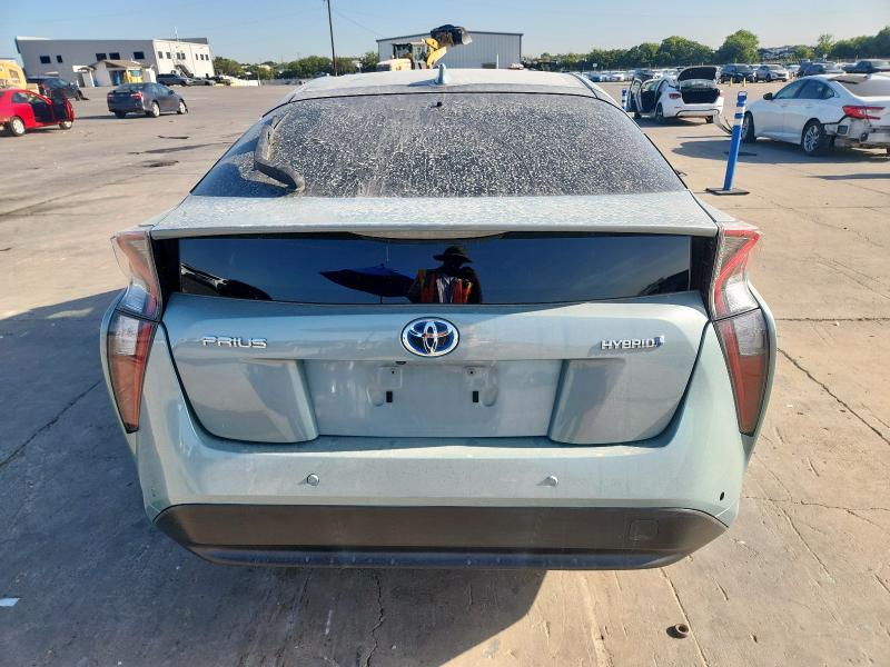 JTDKBRFU6J3591596 - 2018 TOYOTA PRIUS TURQUOISE photo 6
