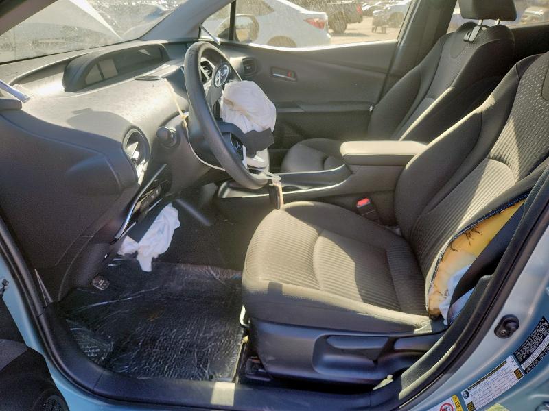 JTDKBRFU6J3591596 - 2018 TOYOTA PRIUS TURQUOISE photo 7