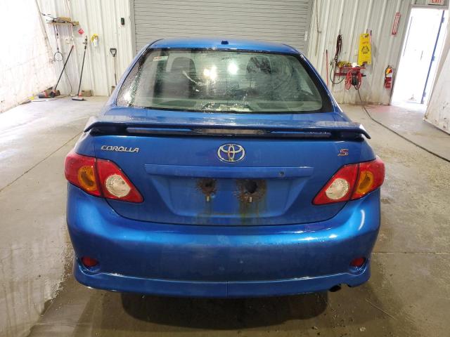 2T1BU4EE4AC314881 - 2010 TOYOTA COROLLA BASE BLUE photo 6